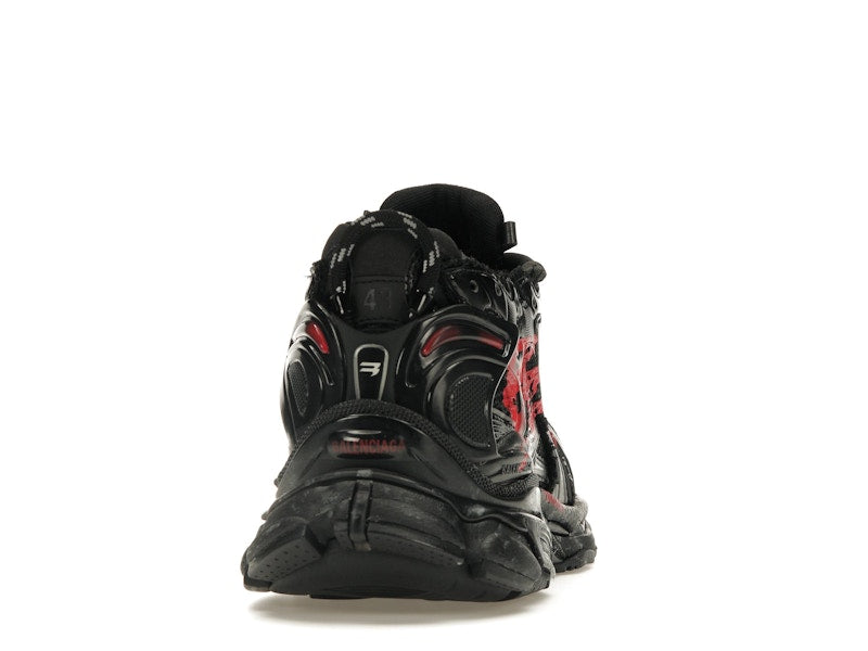 Balenciaga Runner Graffiti Black Red