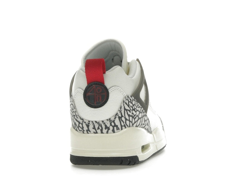 Jordan Spizike Low Sail Anthracite Coconut Milk Varsity Red