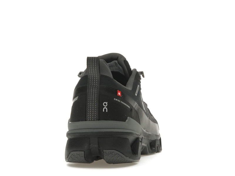 On Running Cloudwander Waterproof Black Eclipse