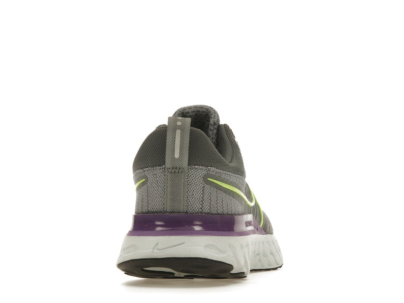 Nike React Infinity Run Flyknit 2 Grey Volt Wild Berry