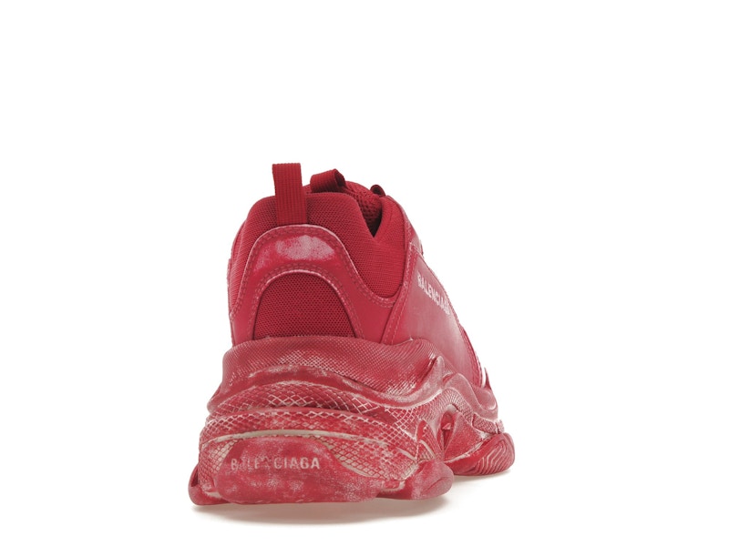 Balenciaga Triple S Faded Red