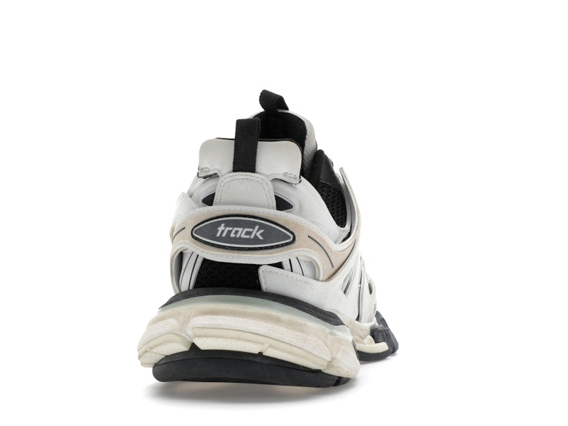 Balenciaga Track Worn Out In White Black