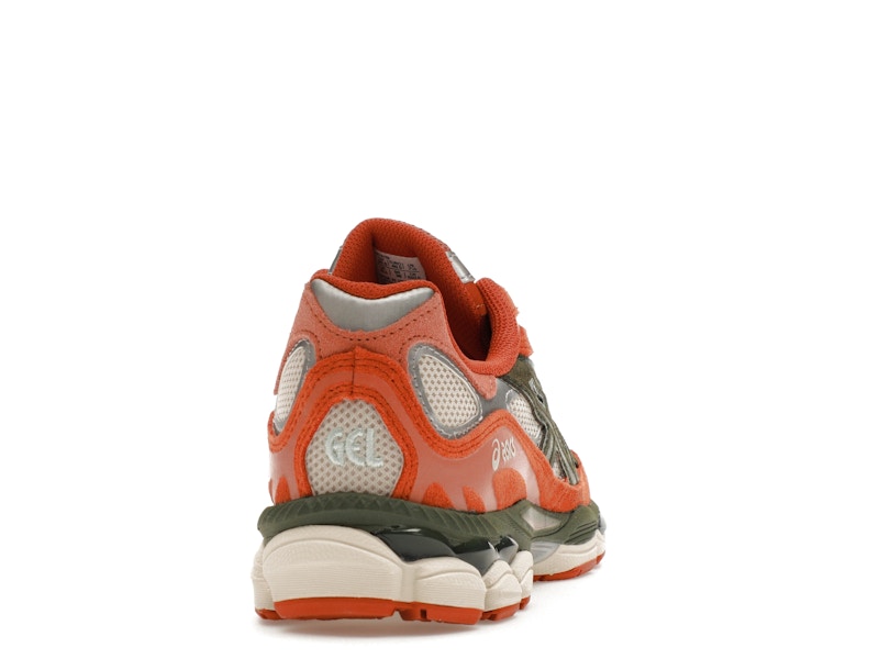 ASICS Gel-NYC Oatmeal Forest Green Orange