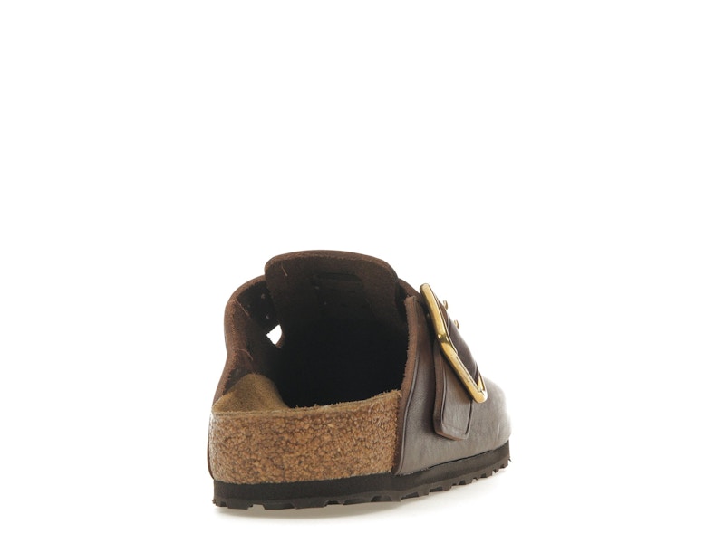 Birkenstock Boston Bold Leather Roast Brown