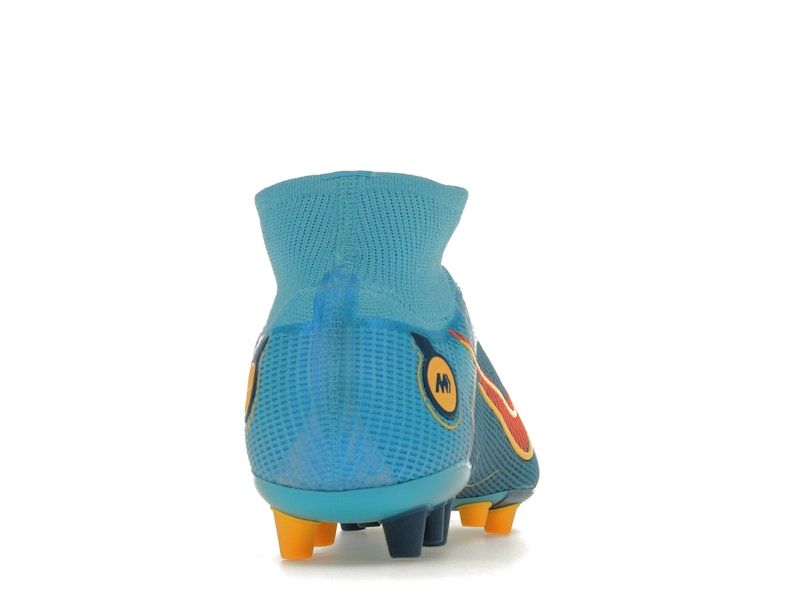Nike Mercurial Superfly 8 Elite AG Chlorine Blue Laser Orange