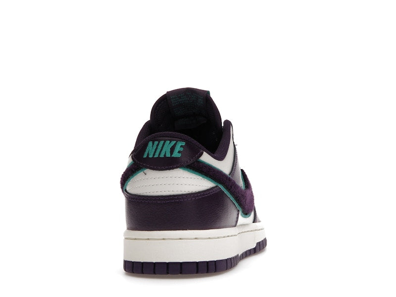 Nike Dunk Low Chenille Swoosh Sail Grand Purple