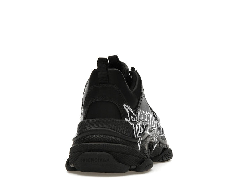 Balenciaga Triple S DIY Metal Artwork Black