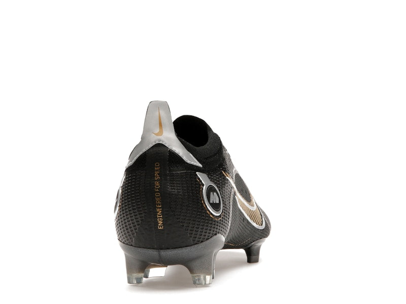 Nike Mercurial Vapor 14 Elite FG Black Metallic Silver Cave Stone Metallic Gold
