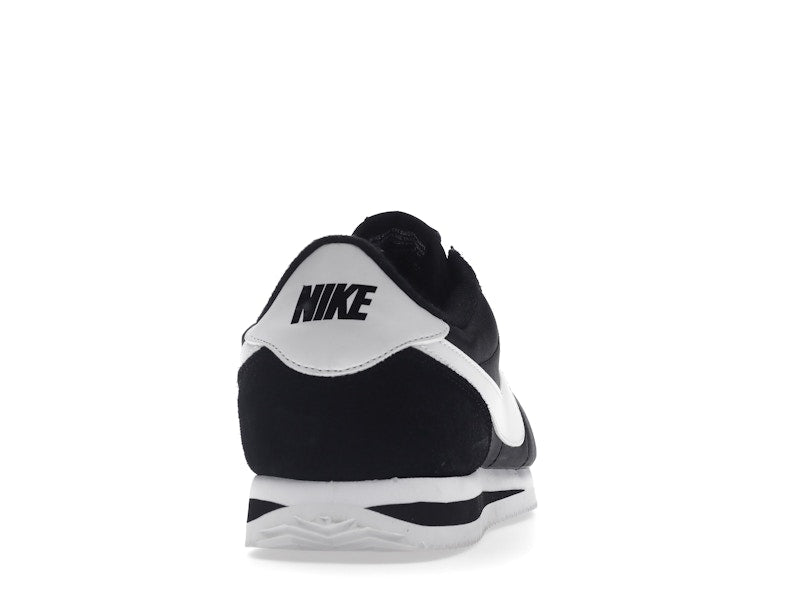 Nike Cortez Basic Nylon Black White-Metallic Silver