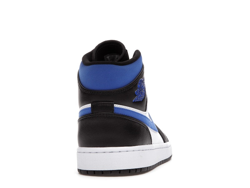 Jordan 1 Mid White Black Racer Blue
