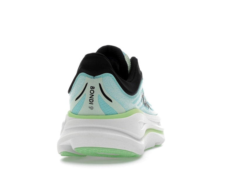 Hoka One One Bondi 9 Luna Moth Blue Spark