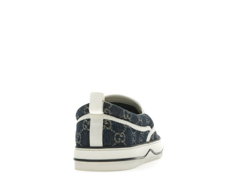 Gucci Tennis 1977 Slip On Denim