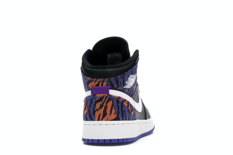 Jordan 1 Mid Multi-Color Tiger Stripe (GS)