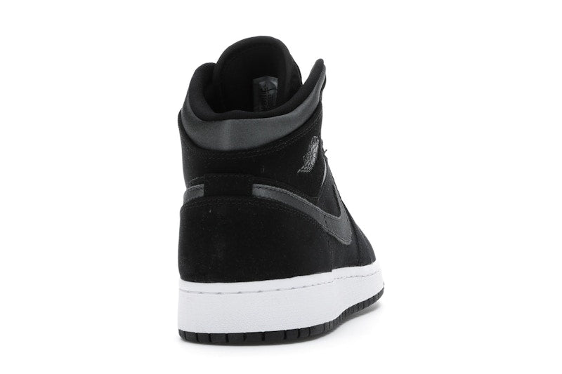 Jordan 1 Mid White Black Grey (GS)