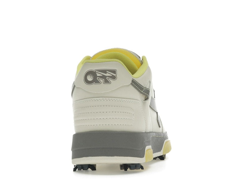 OFF-WHITE Out Of Office OOO Low Tops Golf Paris Hilinski Gray Yellow