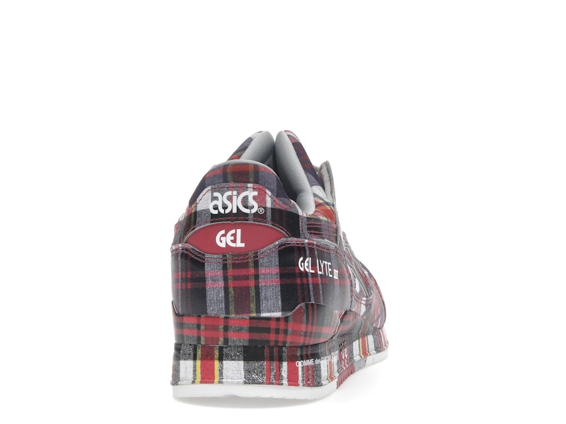 ASICS Gel-Lyte III '07 Remastered Comme des Garçons SHIRT Red Plaid