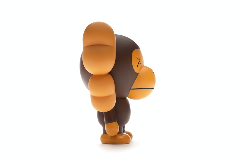 KAWS Bape Dissected Baby Milo Vinyl Figure Brown
