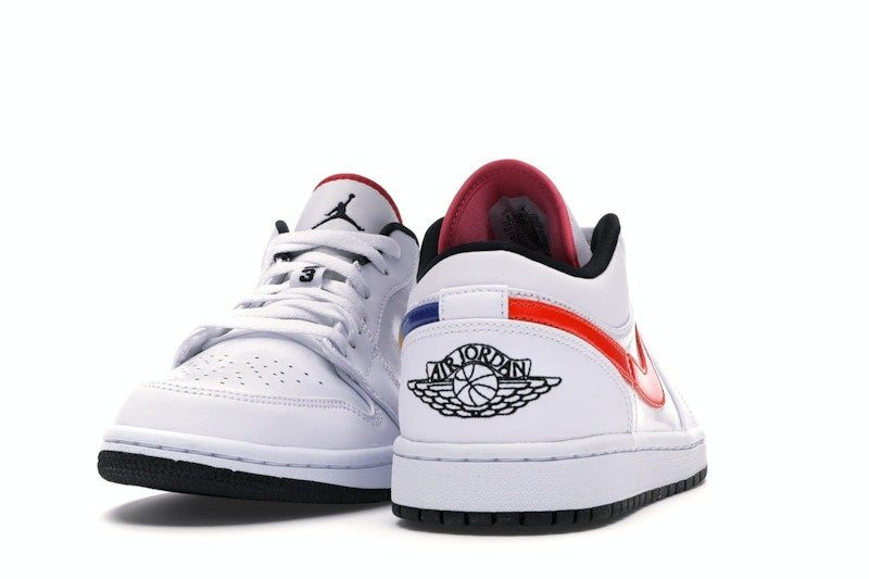 Jordan 1 Low White Multi-Color
