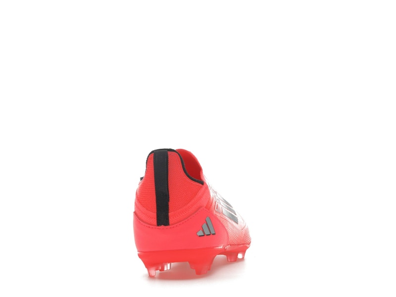 adidas F50 Pro Laceless FG Turbo Aurora Black Platinum Metallic (GS)