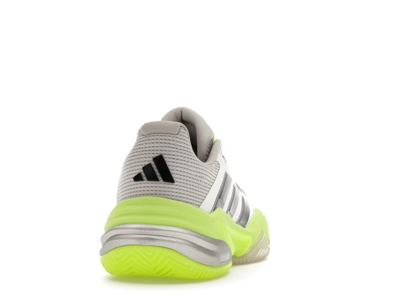 adidas Barricade 13 Clay Cloud White Iron Metallic Lucid Lemon (Women's)