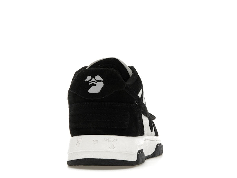 OFF-WHITE Out Of Office OOO Low Tops White Black Suede