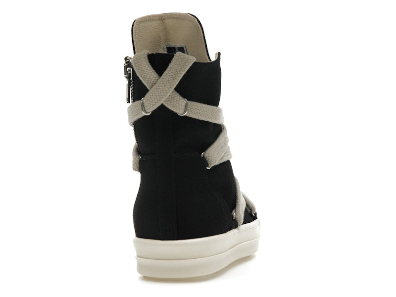 Rick Owens DRKSHDW Hexa High Black Pearl Milk Fat Lace