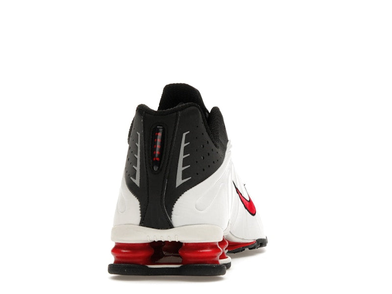 Nike Shox R4 Platinum Tint University Red Black