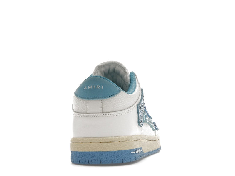 AMIRI Skel Top Low Bandana White Light Blue