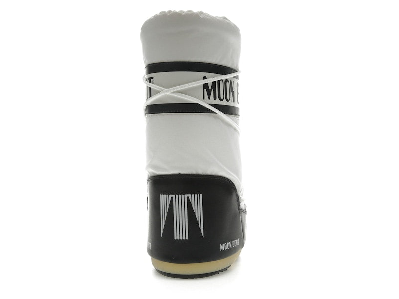 Moon Boot Icon Nylon Boot Black White