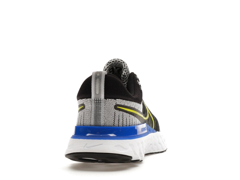 Nike React Infinity Run Flyknit 2 Black White Racer Blue Cyber