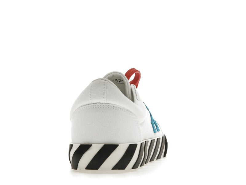 OFF-WHITE Vulcanized Low White Teal Canvas