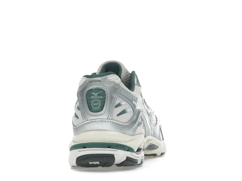 Mizuno Wave Rider 10 White Slate Bistro Green