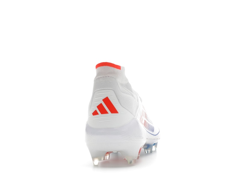 adidas F50 Elite Mid FG Cloud White Lucid Blue Solar Red (Women's)