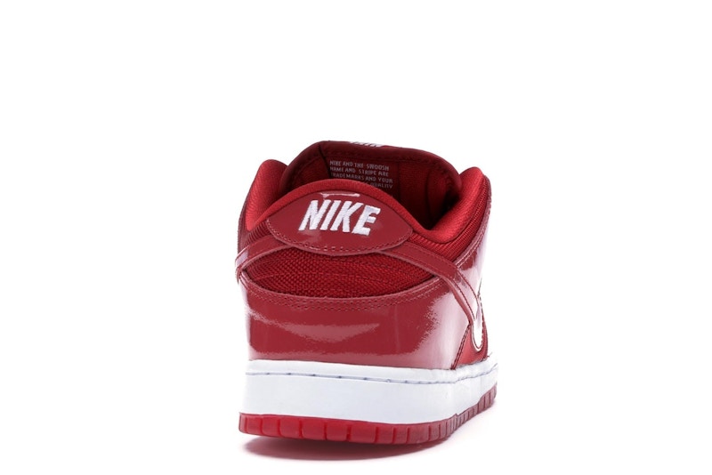 Nike SB Dunk Low Red Patent Leather