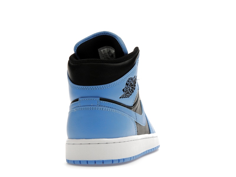 Jordan 1 Mid University Blue Black
