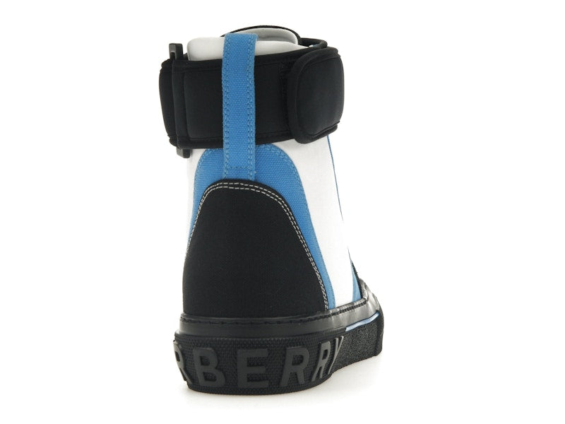 Burberry Sub High-Top Laced-Up Trainer Black Blue White