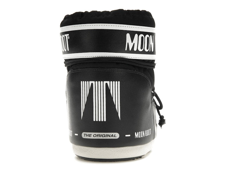 Moon Boot Icon Low Nylon Boot Black White