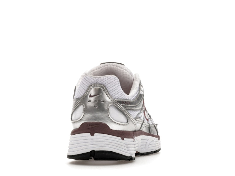Nike P-6000 White Metallic Silver Tattoo (Women's)