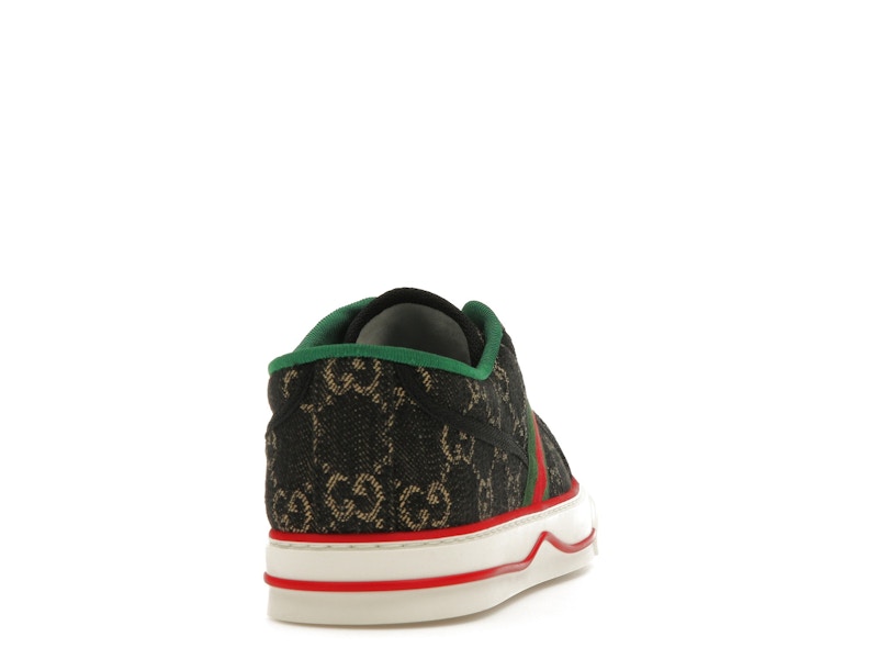 Gucci Tennis 1977 GG Logo Black Multi