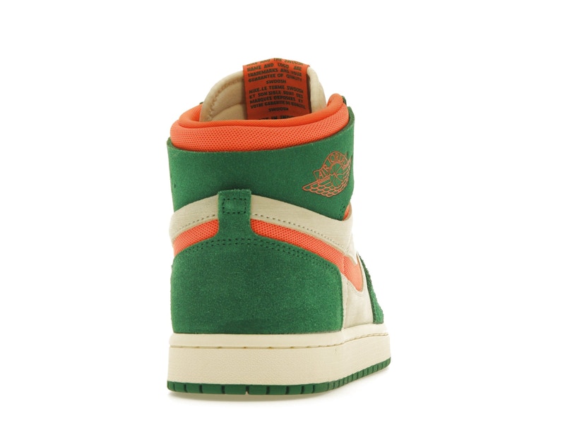 Jordan 1 High Zoom Air CMFT 2 Pine Green Orange Blaze (Women's)