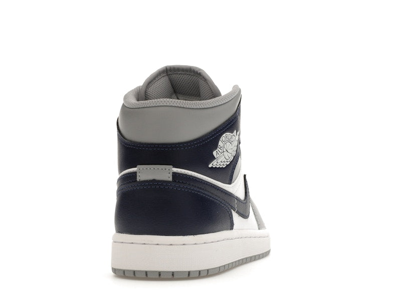 Jordan 1 Mid Wolf Grey Midnight Navy