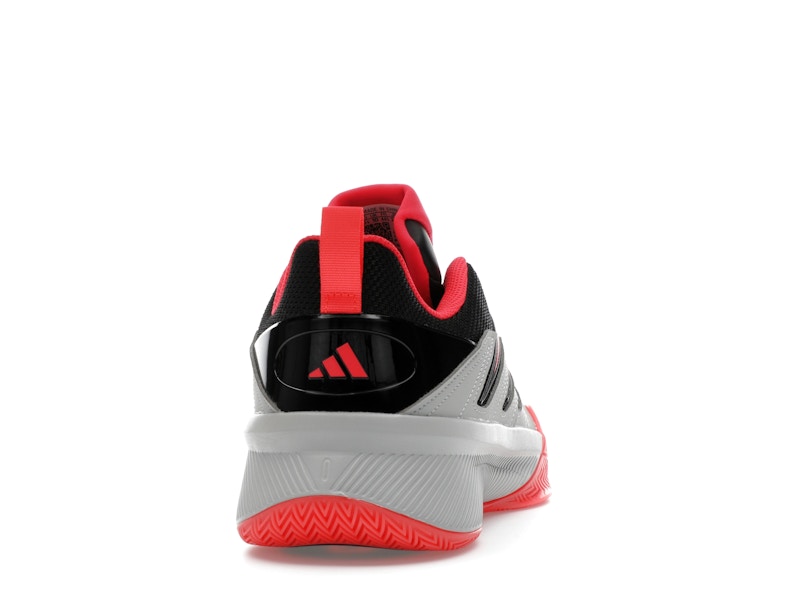 adidas Dame Certified 3 Core Black Lucid Red Grey Two