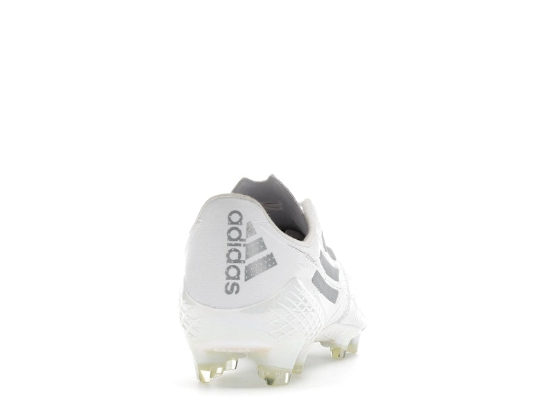 adidas Adizero F50 4 Leather FG White Silver Metallic