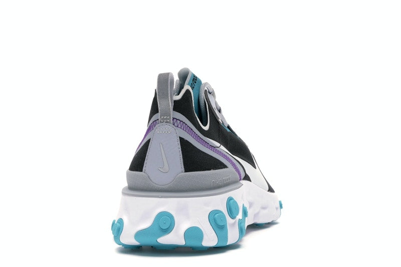 Nike React Element 55 Black Pure Platinum Teal Nebula