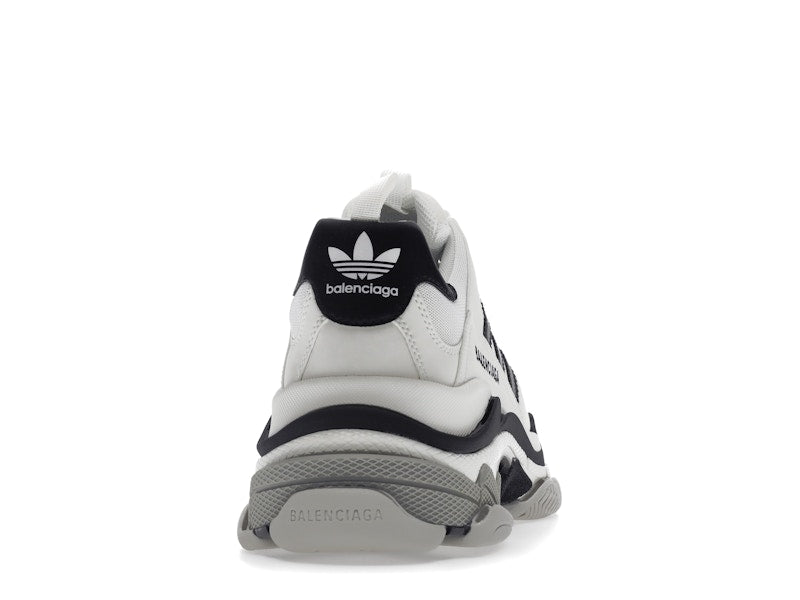 Balenciaga x adidas Triple S White Black