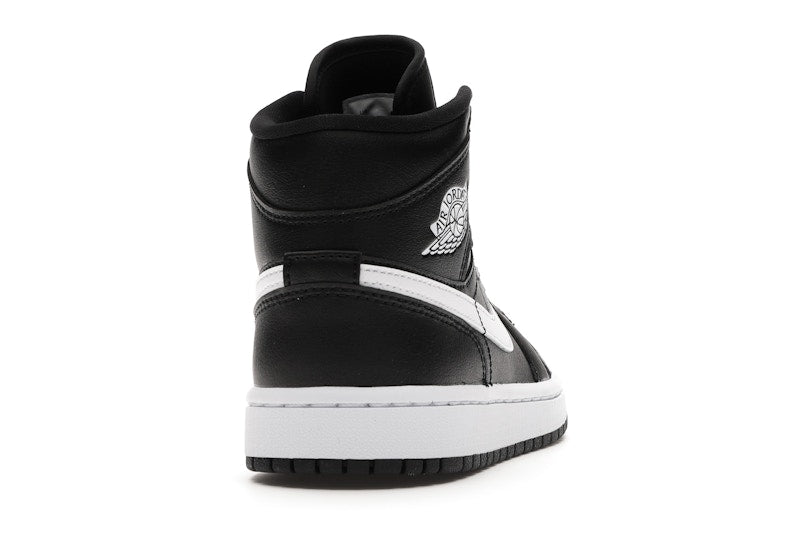 Jordan 1 Mid Black White (Women's)