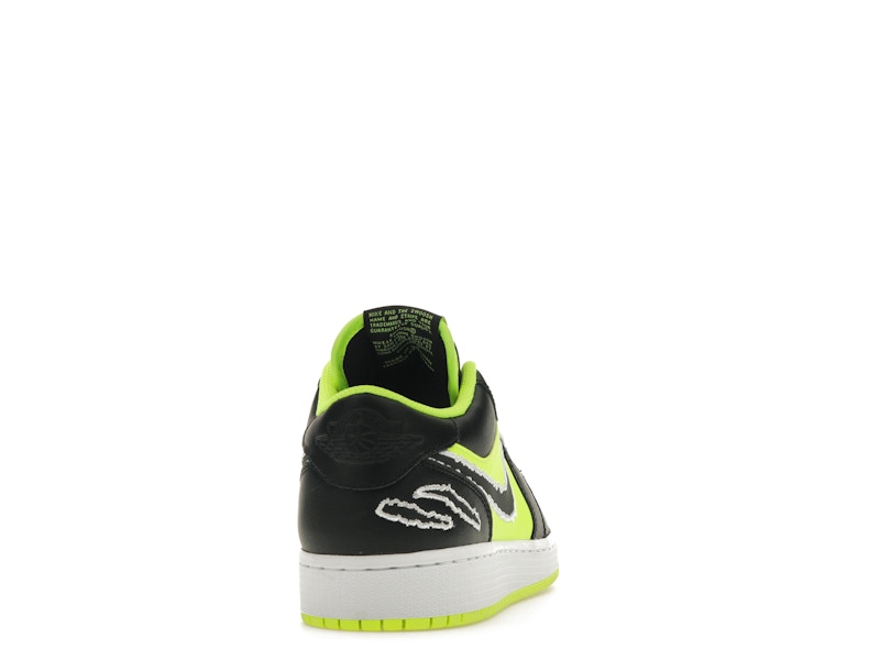 Jordan 1 Low SE Black Cat Volt (GS)