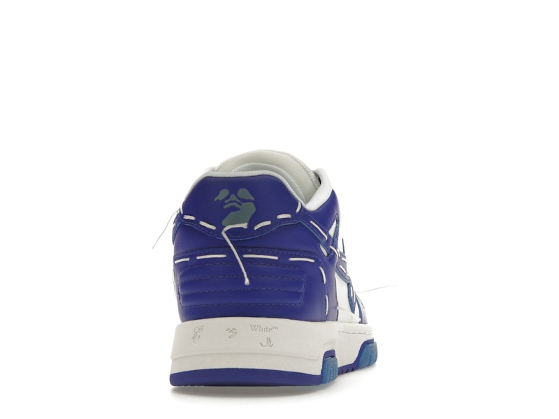 OFF-WHITE Out Of Office Sartorial Stitching White Dark Blue (Women's)