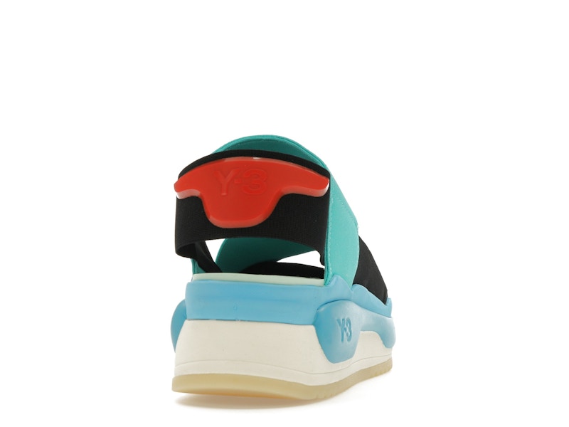 adidas Y-3 Hokori Sandal Black Mint Cyan