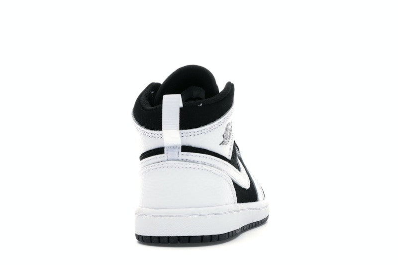 Jordan 1 Mid White Black (PS)